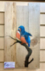 Acrylic on wood by M J Oldham