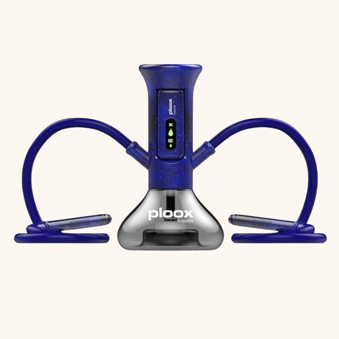 DUO STAR BLUE- PLUG & PLAY PORTABLE HOOKAH SET