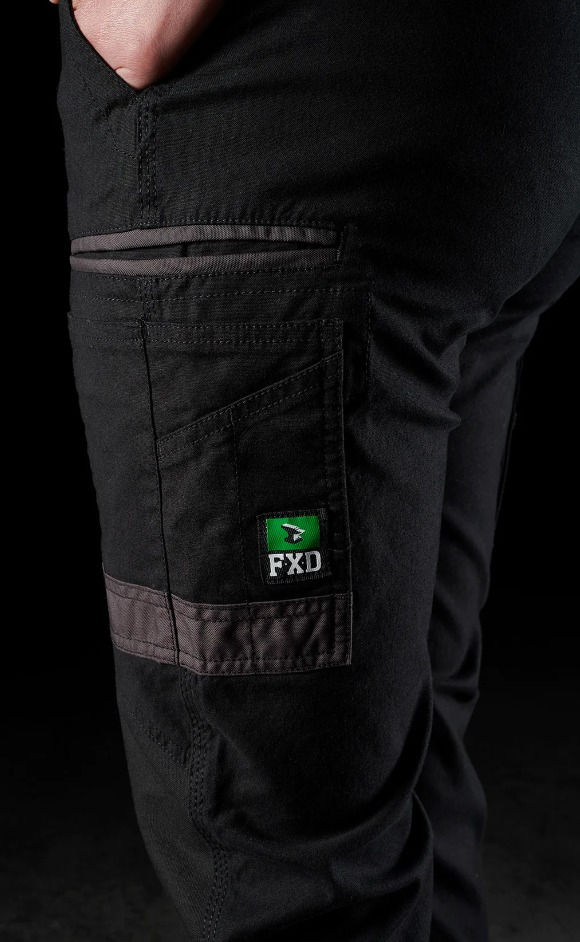 Thumbnail: FXD WP-4 CUFFED STRETCH WORK PANTS BLACK