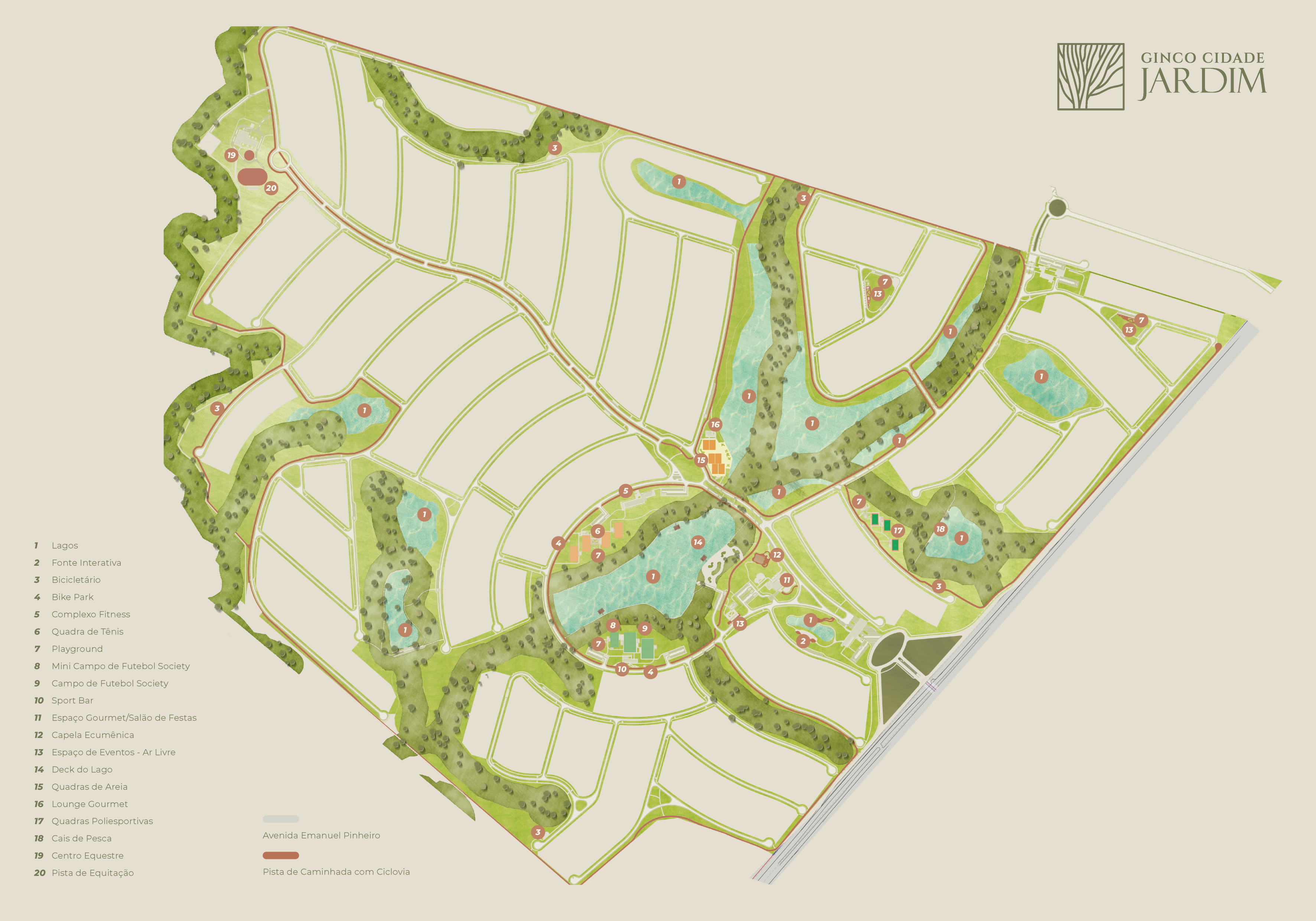 Ginco Cidade Jardim · implantação 1
