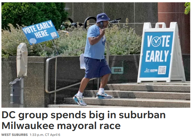 DC group spends over $111,000 in Brookfield mayor race