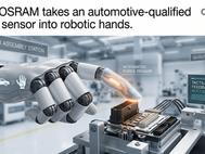 Ams OSRAM takes an automotive-qualified force sensor into robotic hands.