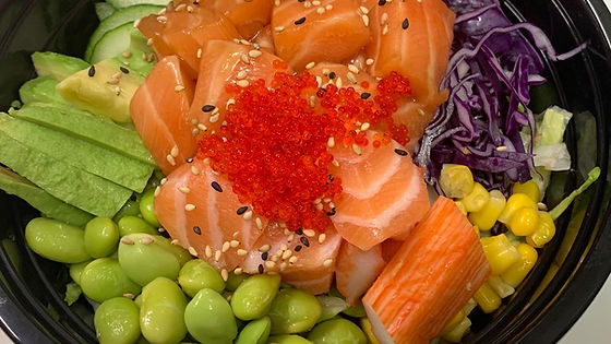 1. salmon poke bowl
