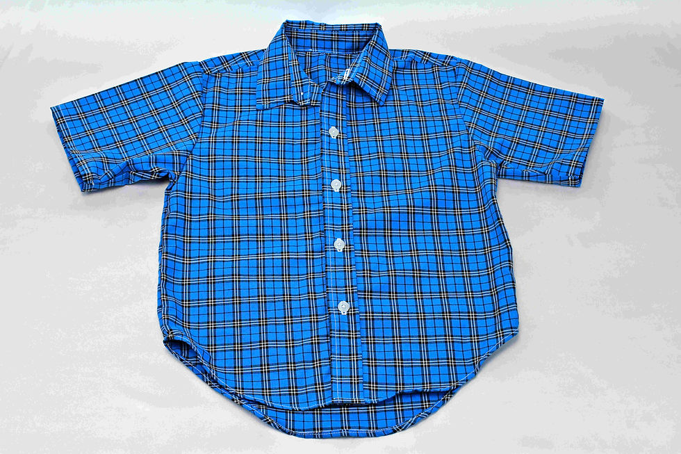 Thumbnail: Dark Blue Tartan Shirt