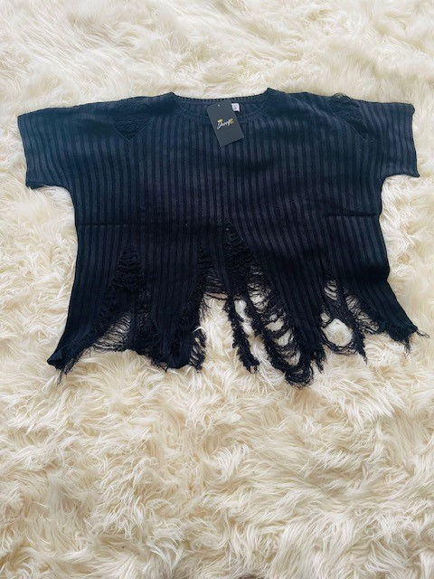 Thumbnail: The "Brittany"  distressed sweater 