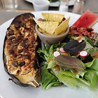 Image entrée plat restaurant