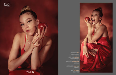 Fashion Shooting Make Up for Van Models / Edith Magazine