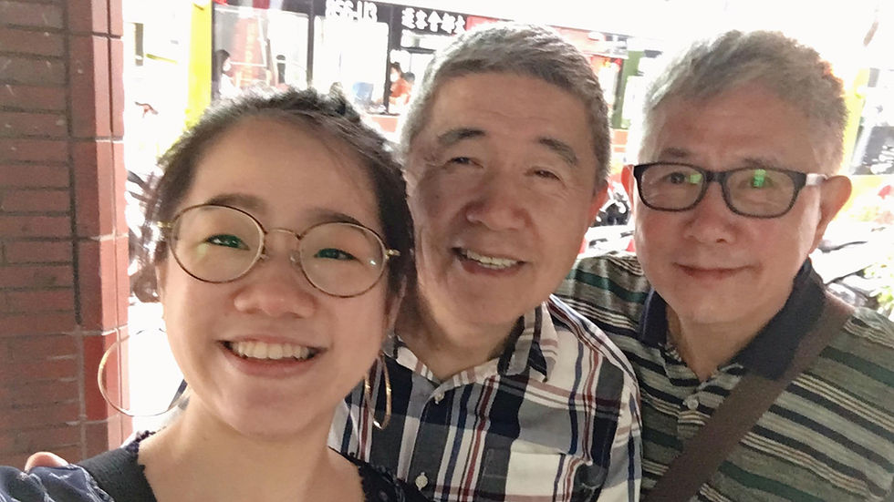 Director Tang (譚棨茼), Uncle Ho (何祥) and uncle Wang (王天明)