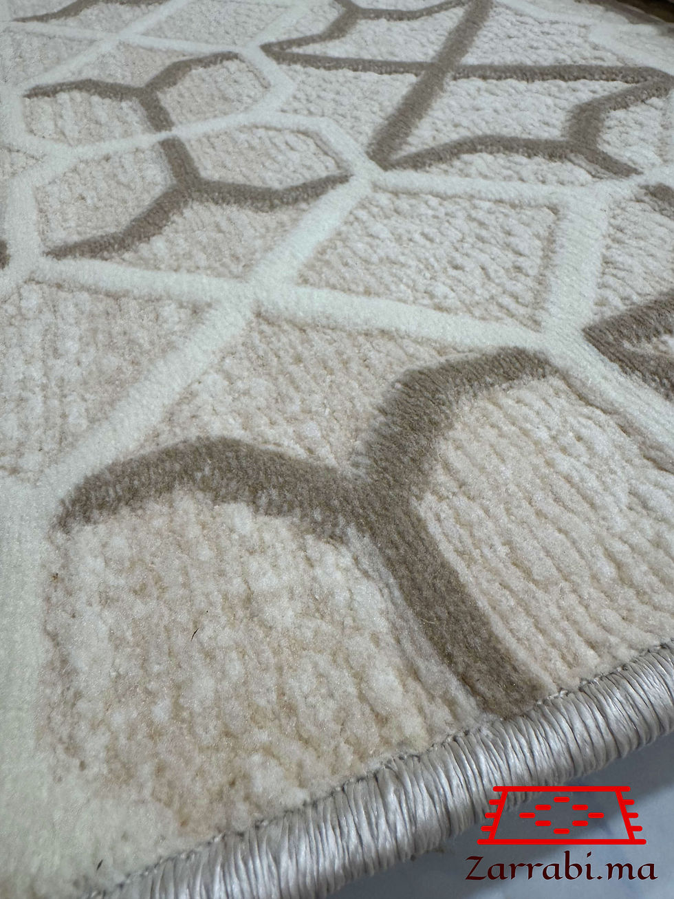 Miniature : Tapis Zellige Ivoire