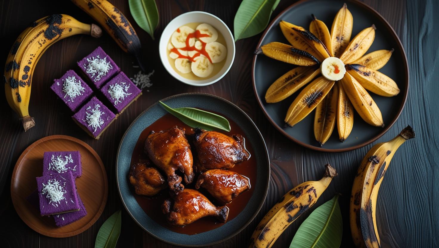 JT Fusion Cocina — corporate catering feast: Caribbean adobo, BBQ skewers, lumpia, fusion dishes