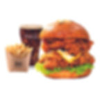 Wholemeal M|B Double Spicy Crispy Chicken Cheese Burger Meal