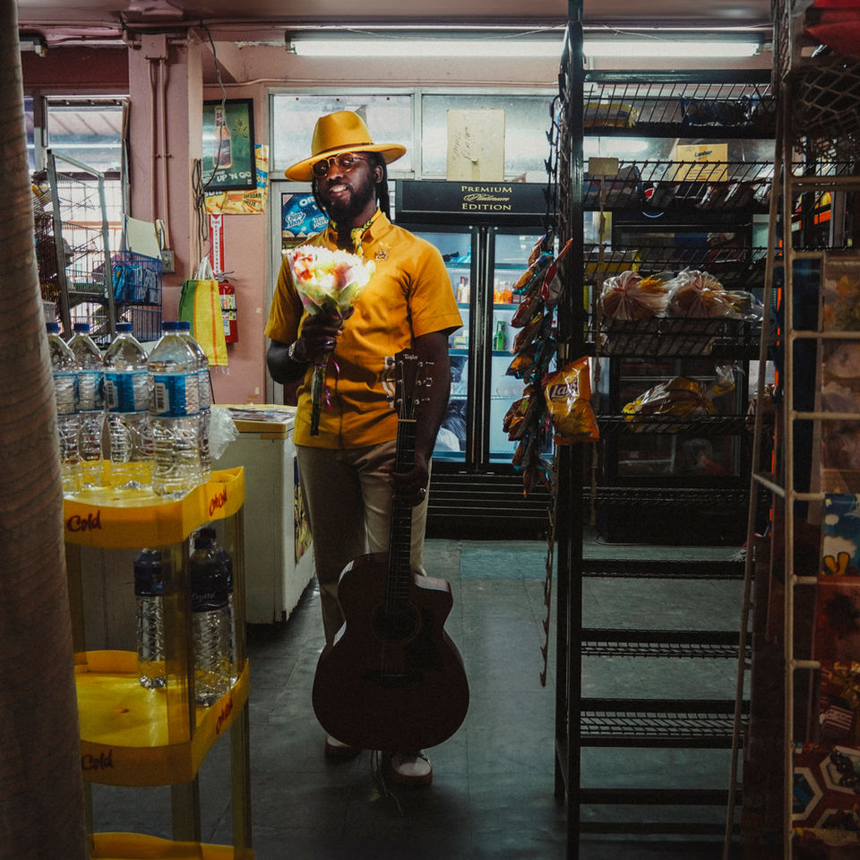 Lou Lyons, Calypso Aeons on-location shoot, Trinidad, photography by Audain Studios