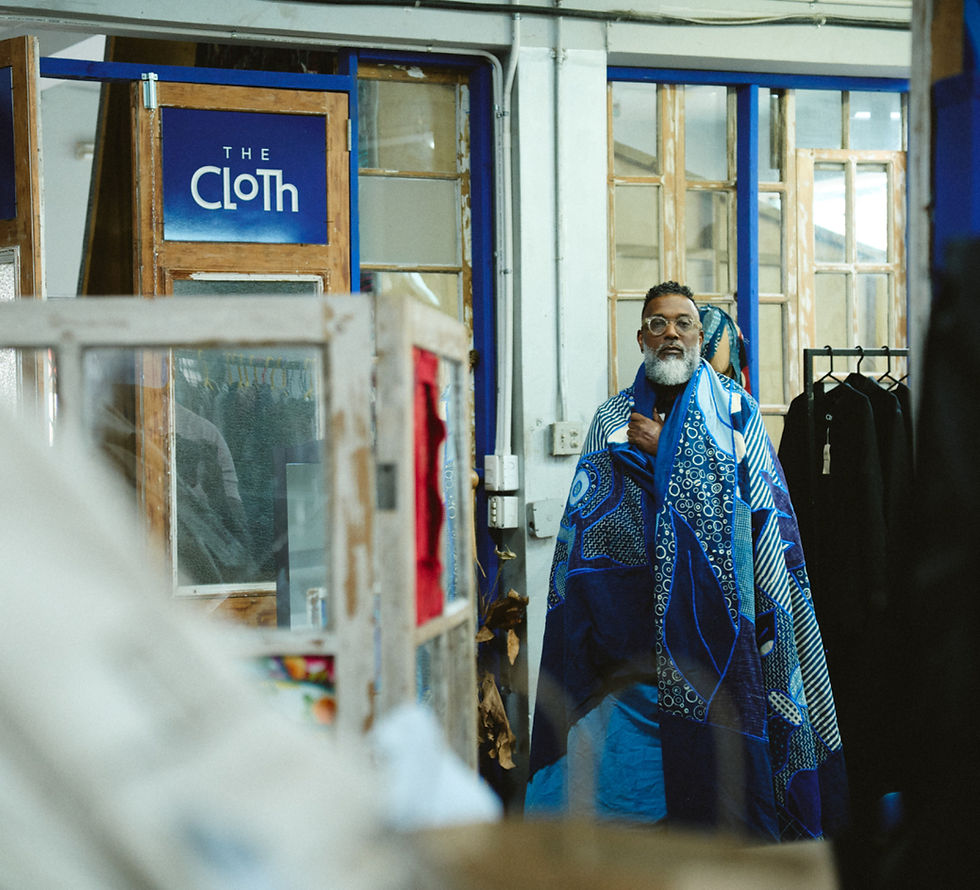 Robert Young, The Cloth costume designer, portrait photography by Audain Studios, Trinidad