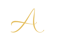 Aster Horses A Logo- a gold swirly logo