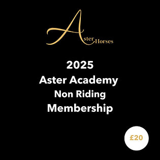 Aster Academy - Non Riding Membership 2025