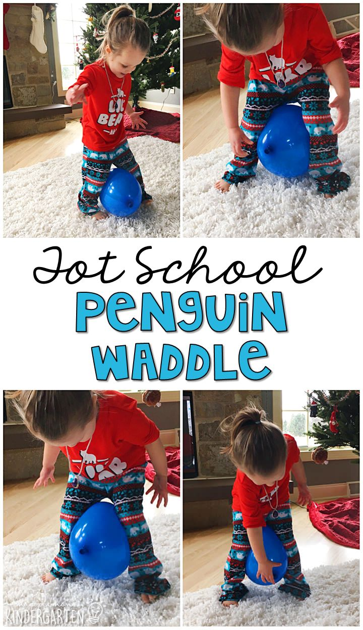Tot School Penguin Waddle