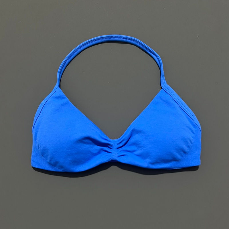 Thumbnail: Sports Strappy Bra Yoga Underwear Women Gym Top Running Exercise Backless Bra Hi