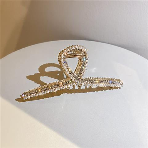 Thumbnail: The Mayfair Dainty Pearl Accent Hair Claw