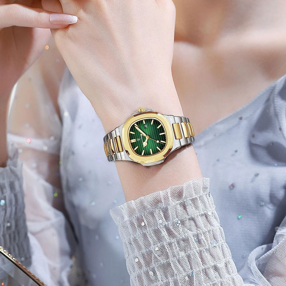 Thumbnail: The Mayfair Emerald Luxury Octagon Watch