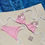 Thumbnail: Hua 4 Pink Shell Sequin Bikini Set