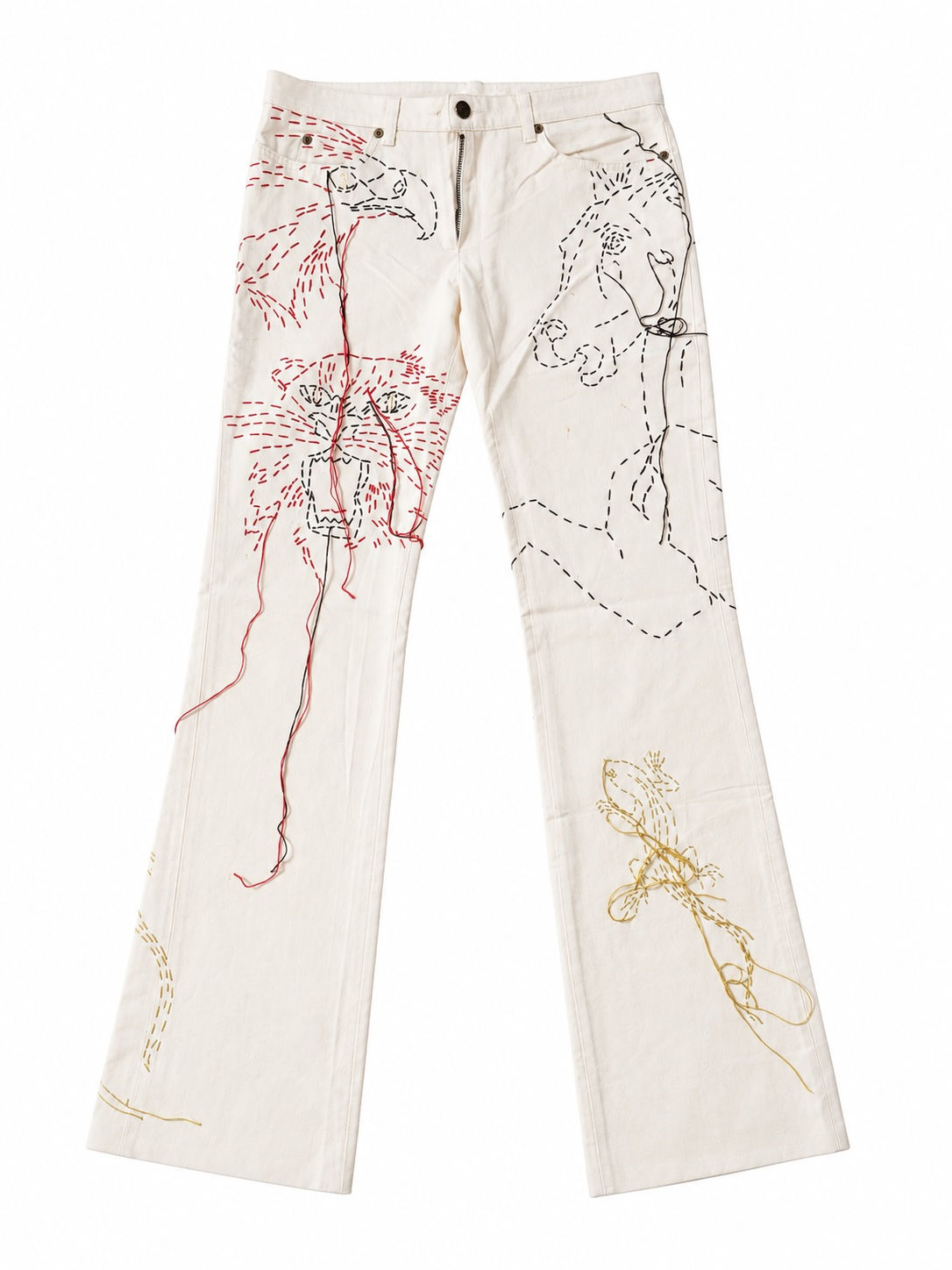Authentic Chloé Embroidered Trousers – Made in Italy