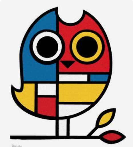 POP Art Mondriowl