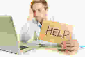 Colaborador desanimado pedindo help