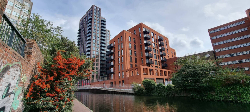Large-scale residential soft flooring installation at Snow Hill Wharf, Birmingham
