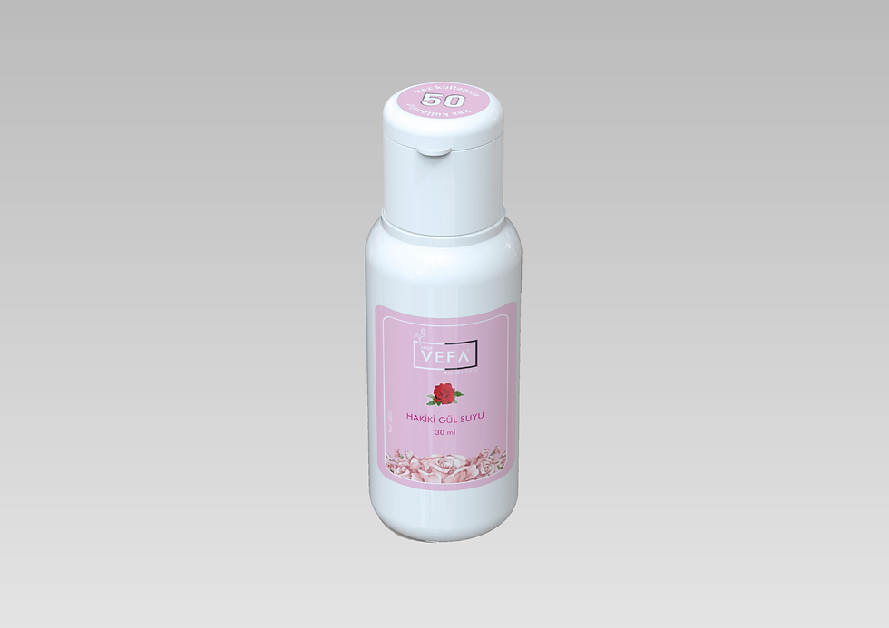 VEFA GÜL SUYU 30 ML ALKOLSÜZ ETKİN KOKULU CEP BOY