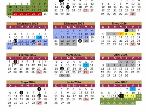 Gobierno del Estado presenta calendario escolar 2025–2026