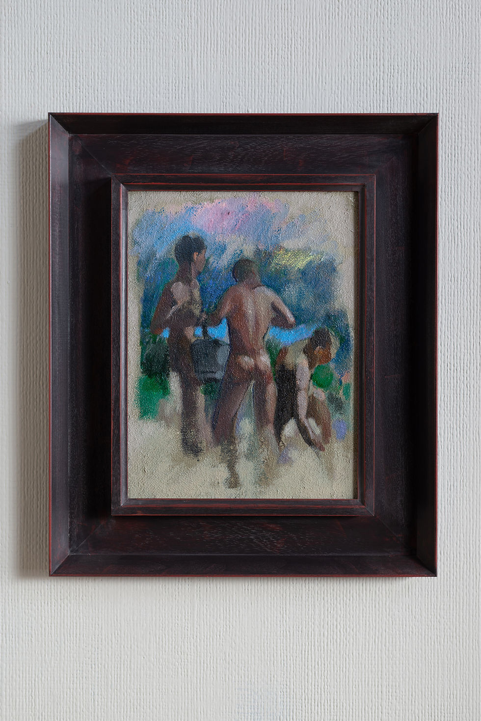 An original painting by London artist Marco Puig.
