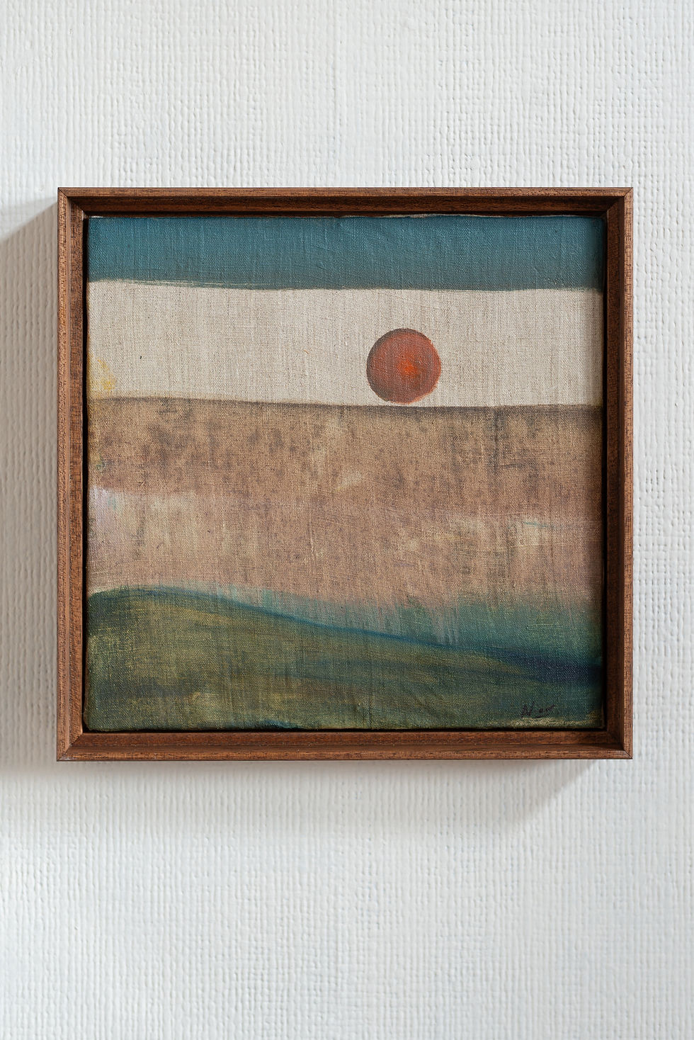 An original painting by artist Andrew Viner.