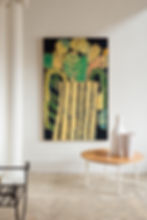 An original piece by carbon-neutral artist Rosa Roberts.