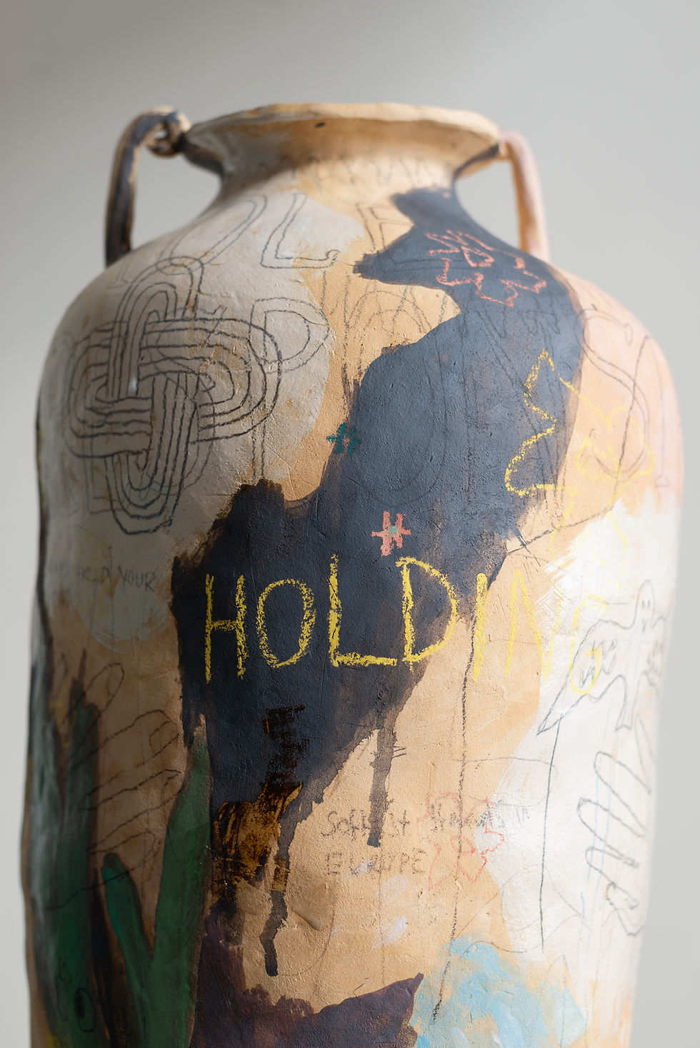 Thumbnail: An original sculptural vessel by artist Kelly Jessiman.