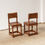 Thumbnail: Pair of 19th-Century Swedish Hall Chairs