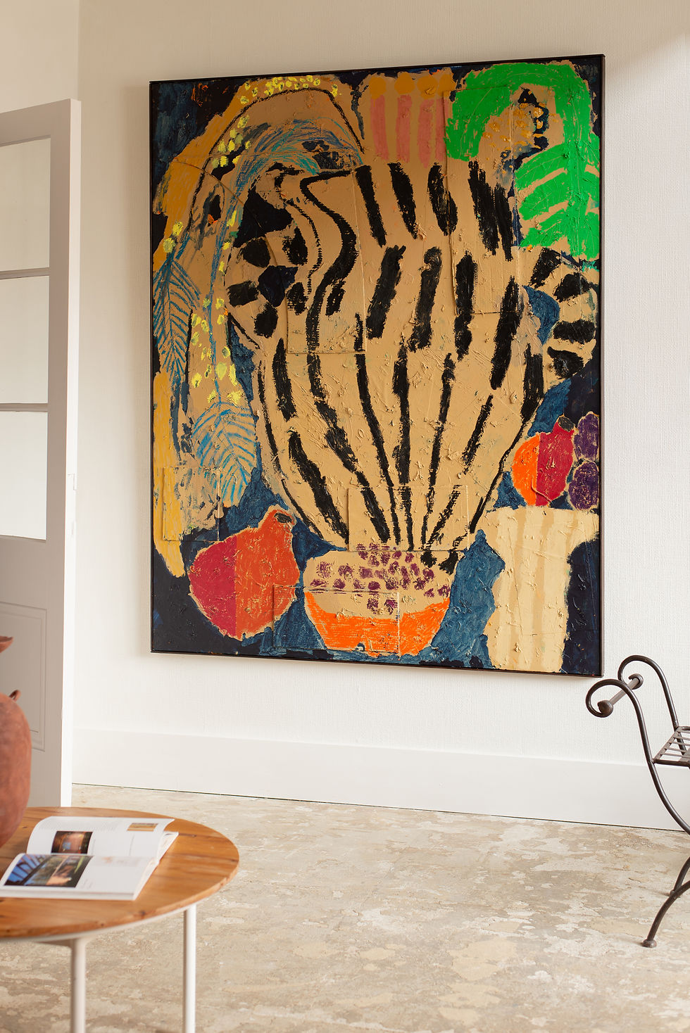 An original piece by carbon-neutral artist Rosa Roberts.