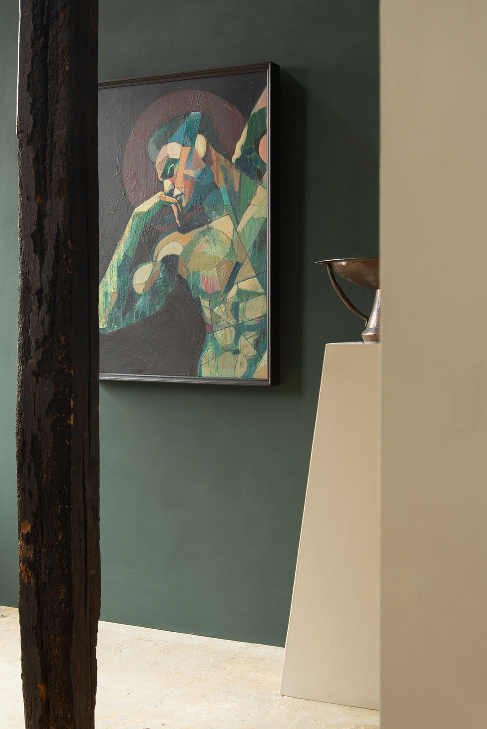 Thumbnail: An original painting by artist Poppy Ellis.