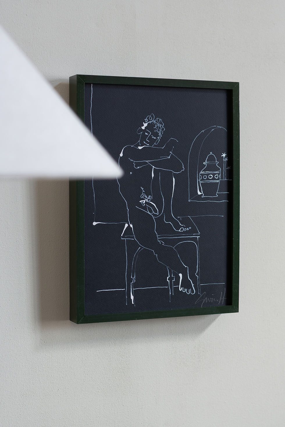 Thumbnail: An original figurative painting by artist Gavin Houghton.
