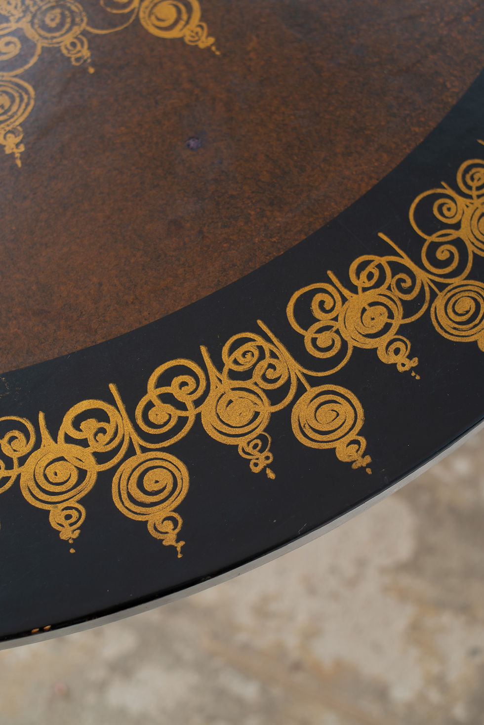 Thumbnail: A Danish circular dining/ hall table, circa 1960s/70s.