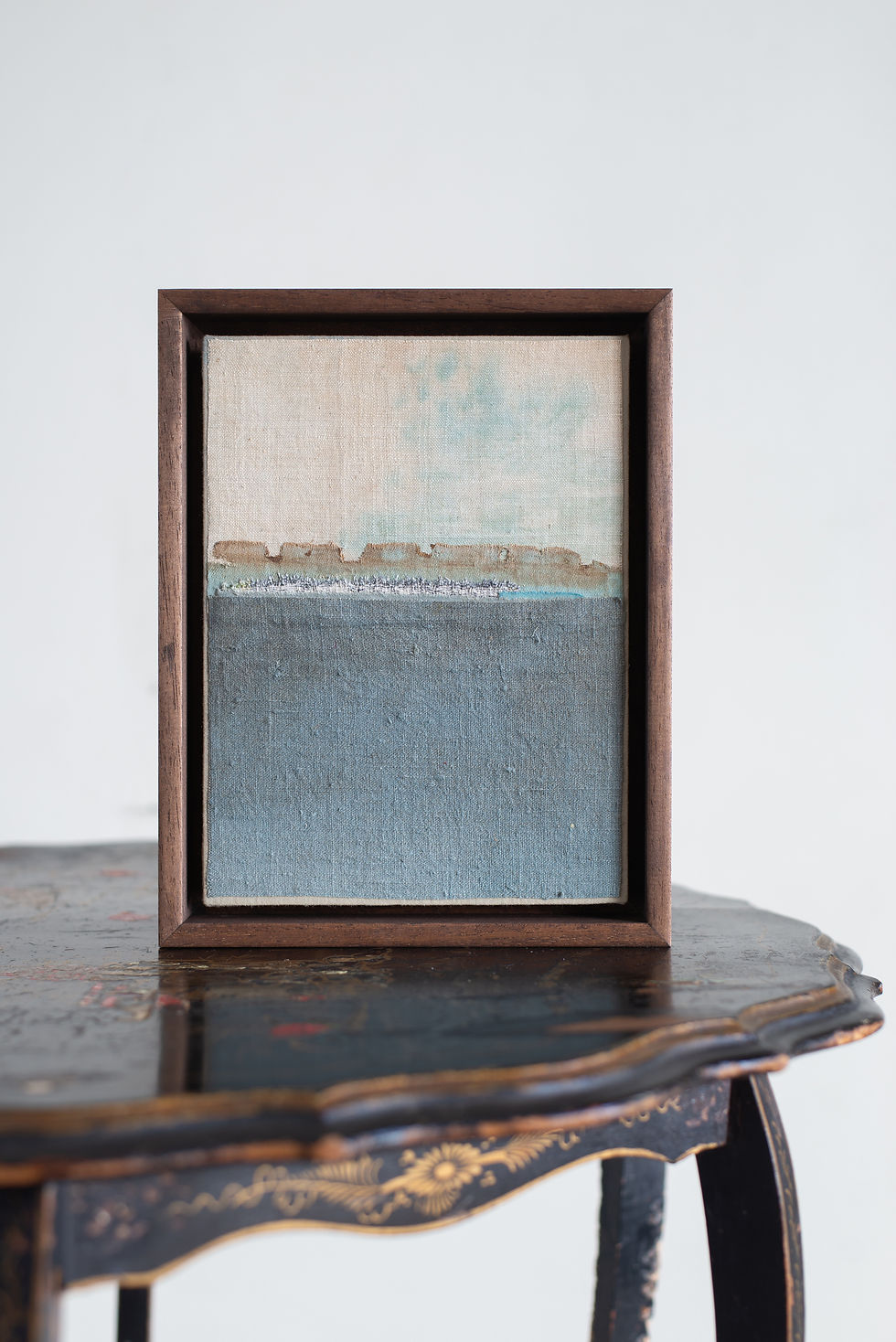 An original piece by artist Mary Norden. Collected vintage fabrics from Mary's international archive.