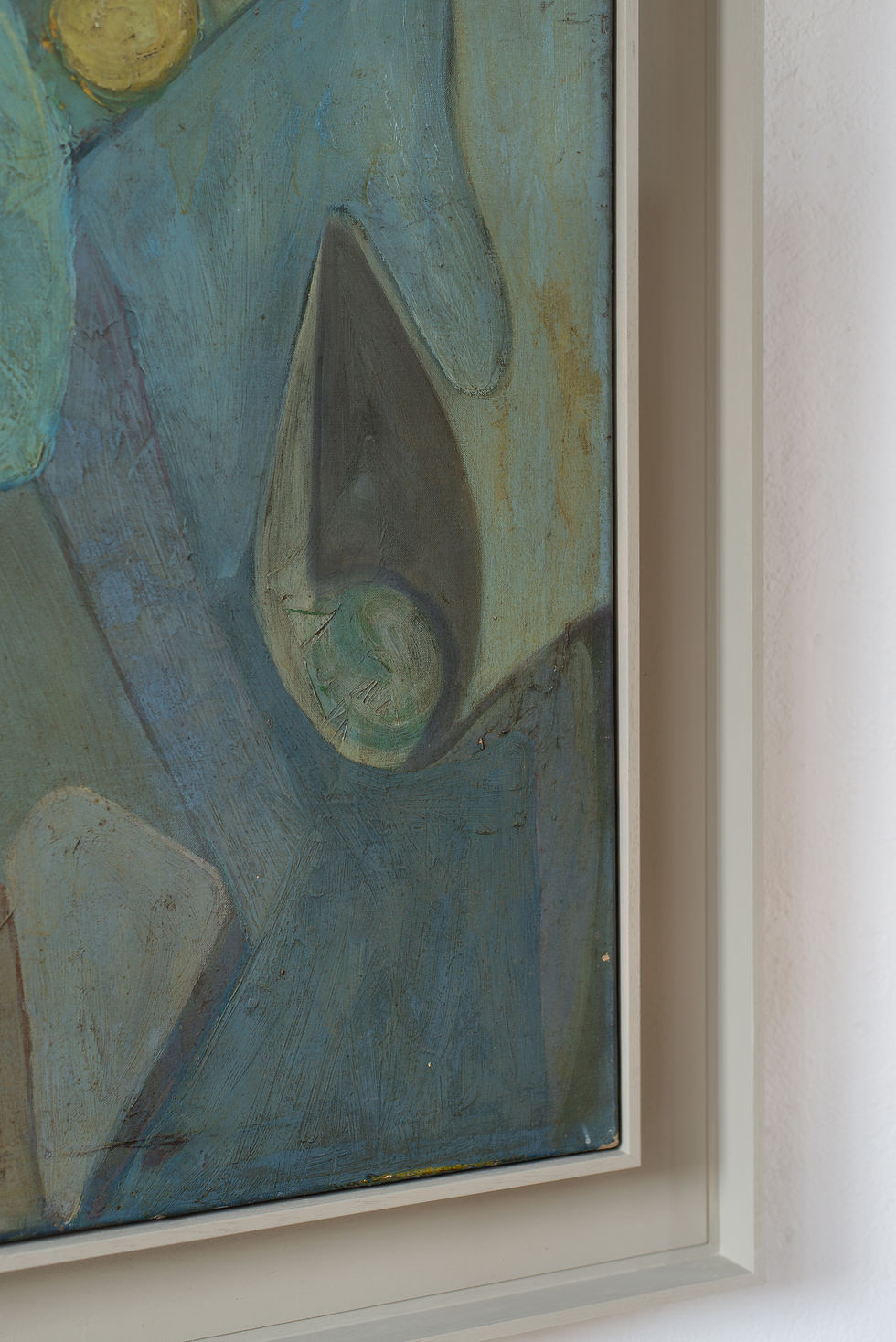 ' Horse and Rider ' Oil on Canvas Painting by Halima Nalecz. Signed Verso, 1953