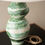 Thumbnail: A glazed lamp by artist Linda Lencovic.