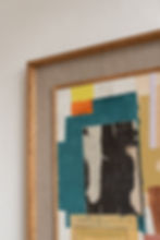 An original painting by abstract artist Sarah Desmarais.
