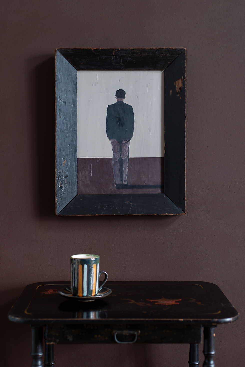 An original painting from the studio of London artist Stuart McHarrie.