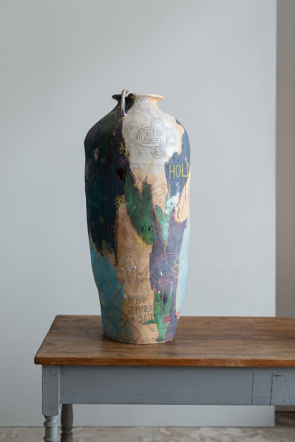 Thumbnail: An original sculptural vessel by artist Kelly Jessiman.