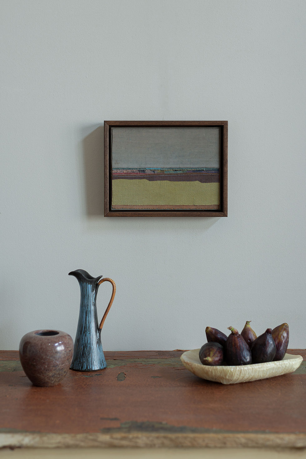 An original piece by artist Mary Norden. Collected vintage fabrics from Mary's international archive.