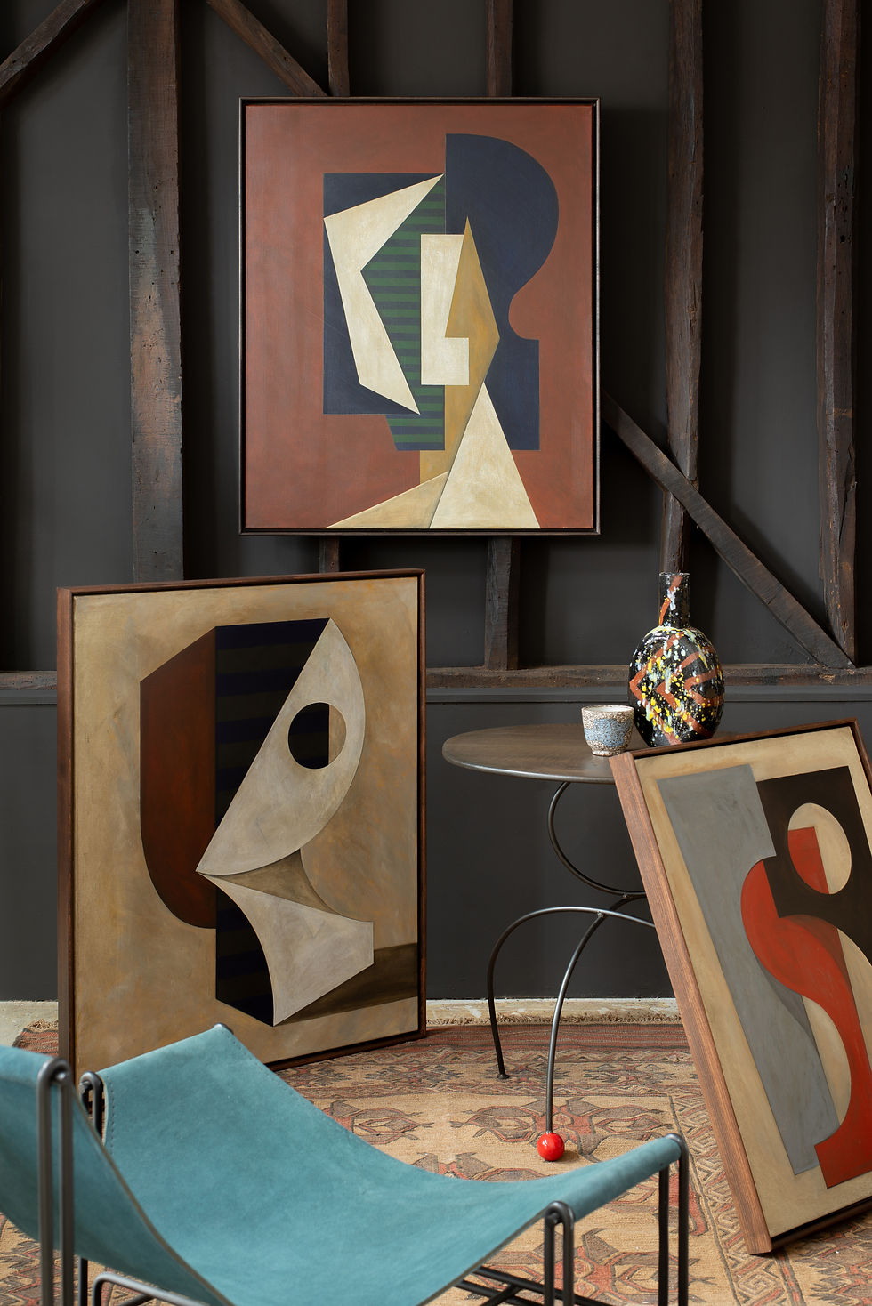 Thumbnail: An original painting by British artist Jon Harvey.