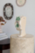 An original ceramics piece by artist Gavin Houghton.