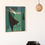 Thumbnail: An original abstract surrealist artwork by French artist R Brosse, signed and dated 1964.