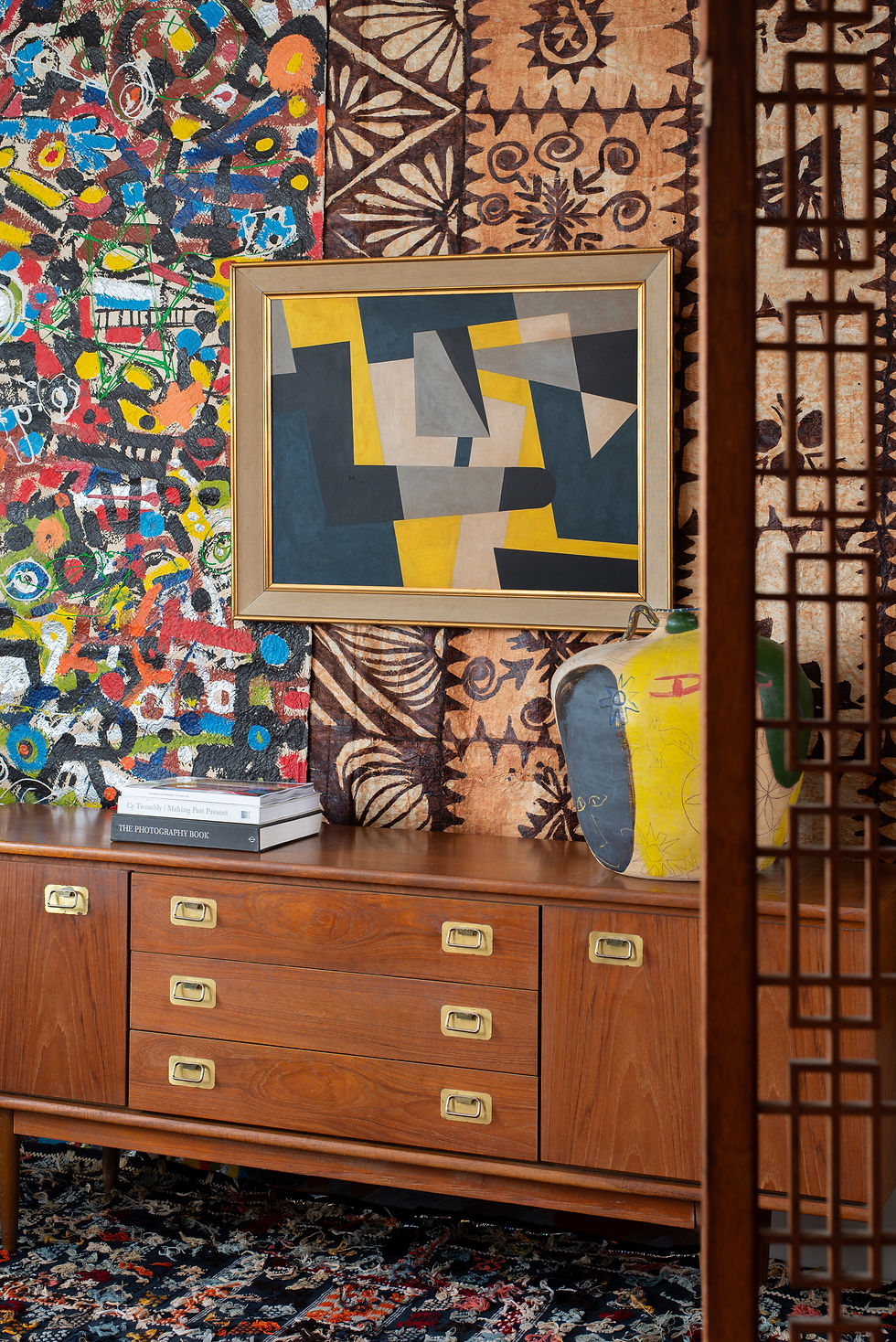 Thumbnail: An original painting by abstract artist George Bodis.